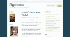 Desktop Screenshot of anovelwritingsite.com
