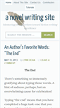 Mobile Screenshot of anovelwritingsite.com