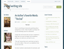 Tablet Screenshot of anovelwritingsite.com